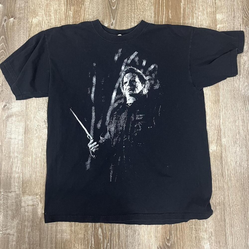 Vintage 2000s Rare Vintage Anvil x Halloween Rob Zombie t-shirt black & white